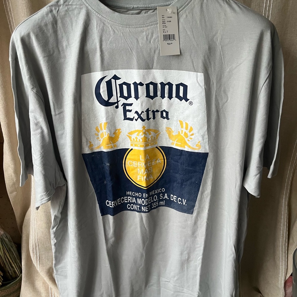 Corona Gray Short Sleeve Tee